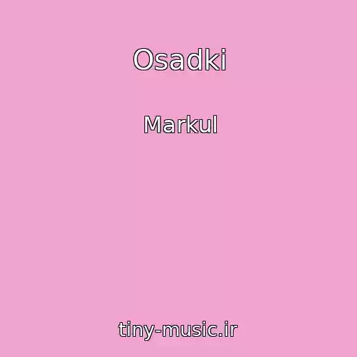 کاور آهنگ Osadki از Markul