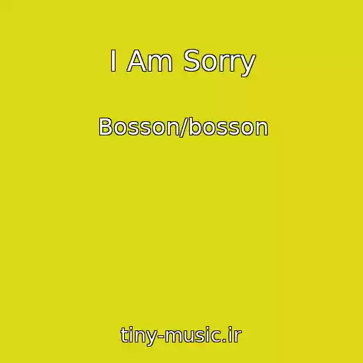 کاور آهنگ I Am Sorry از Bosson/bosson