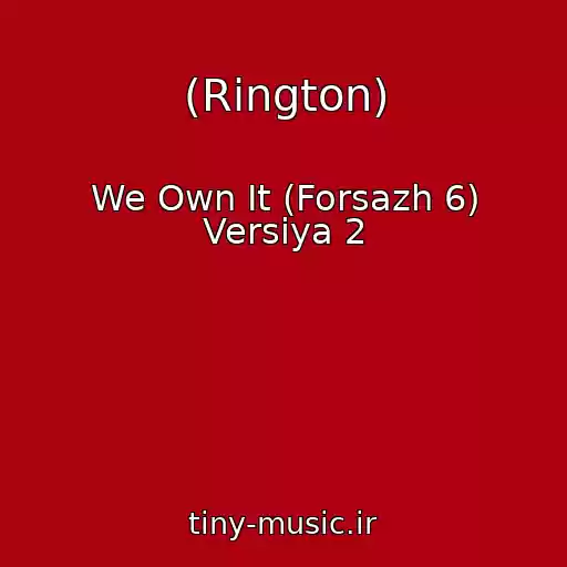 کاور آهنگ (Rington) از We Own It (Forsazh 6) Versiya 2