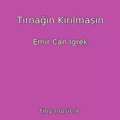 کاور آهنگ Tırnağın Kırılmasın از Emir Can Igrek
