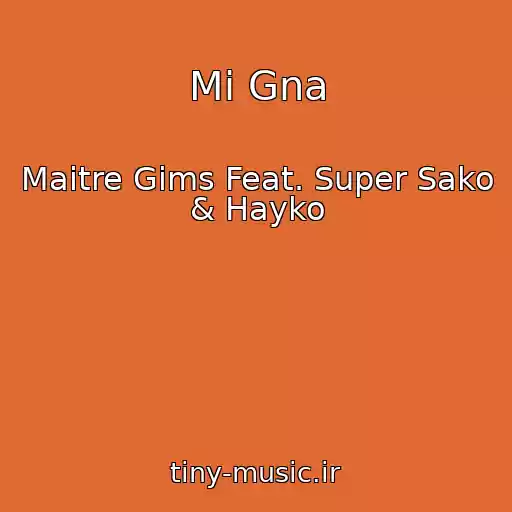 کاور آهنگ Mi Gna از Maitre Gims Feat. Super Sako & Hayko