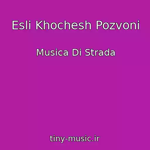 کاور آهنگ Esli Khochesh Pozvoni از Musica Di Strada