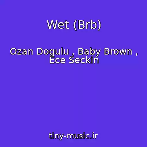 کاور آهنگ Wet (Brb) از Ozan Dogulu , Baby Brown , Ece Seckin