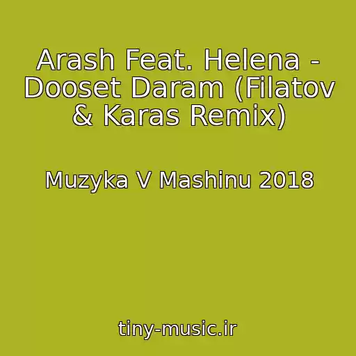 کاور آهنگ Arash Feat. Helena - Dooset Daram (Filatov & Karas Remix) از Muzyka V Mashinu 2018