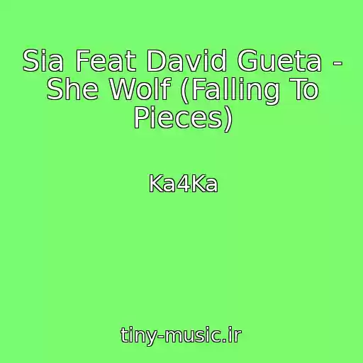 کاور آهنگ Sia Feat David Gueta - She Wolf (Falling To Pieces) از Ka4Ka