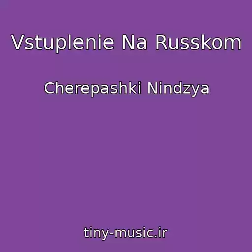 کاور آهنگ Vstuplenie Na Russkom از Cherepashki Nindzya