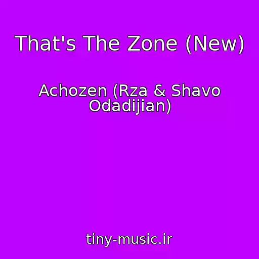 کاور آهنگ That's The Zone (New) از Achozen (Rza & Shavo Odadijian)