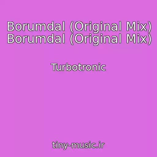 کاور آهنگ Borumdal (Original Mix) Borumdal (Original Mix) از Turbotronic