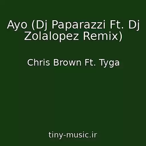 کاور آهنگ Ayo (Dj Paparazzi Ft. Dj Zolalopez Remix) از Chris Brown Ft. Tyga
