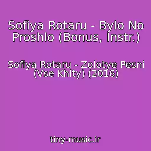 کاور آهنگ Sofiya Rotaru - Bylo No Proshlo (Bonus, Instr.) از Sofiya Rotaru - Zolotye Pesni (Vse Khity) (2016)