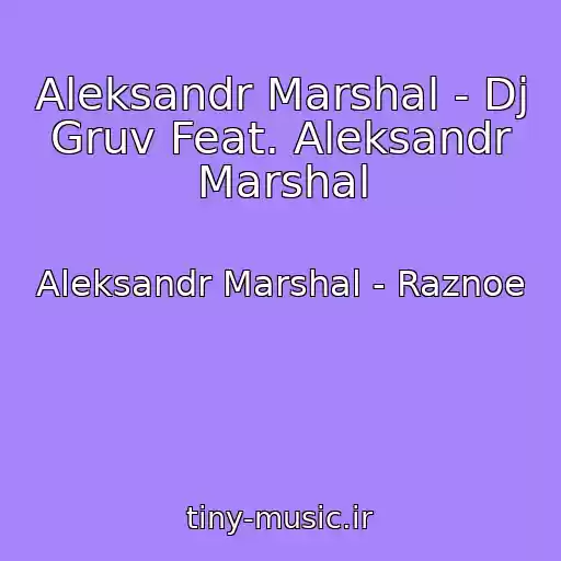 کاور آهنگ Aleksandr Marshal - Dj Gruv Feat. Aleksandr Marshal از Aleksandr Marshal - Raznoe
