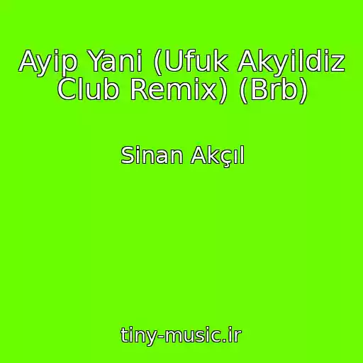 کاور آهنگ Ayip Yani (Ufuk Akyildiz Club Remix) (Brb) از Sinan Akçıl