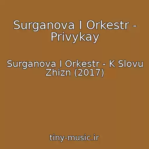 کاور آهنگ Surganova I Orkestr - Privykay از Surganova I Orkestr - K Slovu Zhizn (2017)