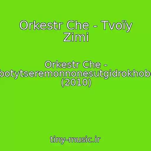 کاور آهنگ Orkestr Che - Tvoїy Zimі از Orkestr Che - Robotytseremonnonesutgidrokhoboty (2010)