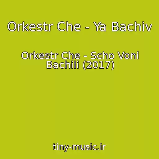 کاور آهنگ Orkestr Che - Ya Bachiv از Orkestr Che - Scho Voni Bachili (2017)