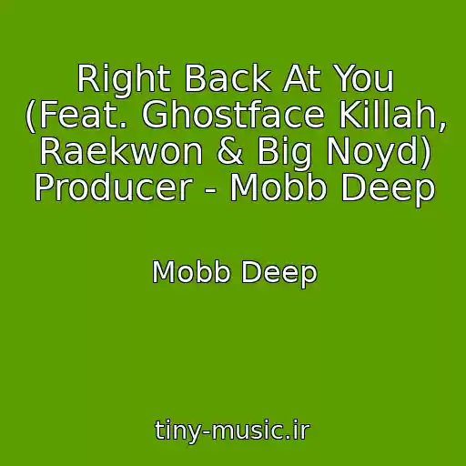کاور آهنگ Right Back At You (Feat. Ghostface Killah, Raekwon & Big Noyd) Producer - Mobb Deep از Mobb Deep