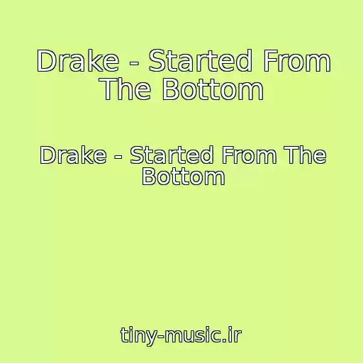 کاور آهنگ Drake - Started From The Bottom از Drake - Started From The Bottom