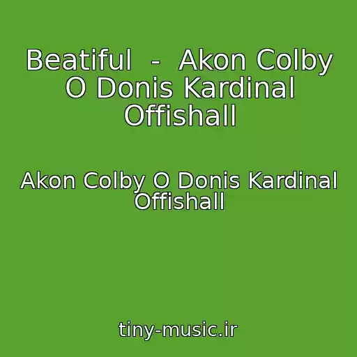 کاور آهنگ Beatiful  -  Akon Colby O Donis Kardinal Offishall از Akon Colby O Donis Kardinal Offishall