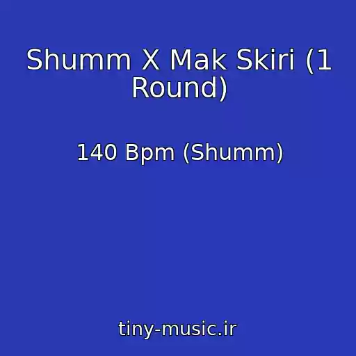 کاور آهنگ Shumm X Mak Skiri (1 Round) از 140 Bpm (Shumm)