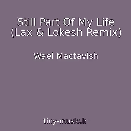کاور آهنگ Still Part Of My Life (Lax & Lokesh Remix) از Wael Mactavish