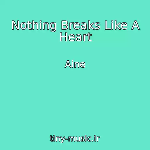کاور آهنگ Nothing Breaks Like A Heart از Aine
