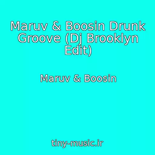 کاور آهنگ Maruv & Boosin Drunk Groove (Dj Brooklyn Edit) از Maruv & Boosin
