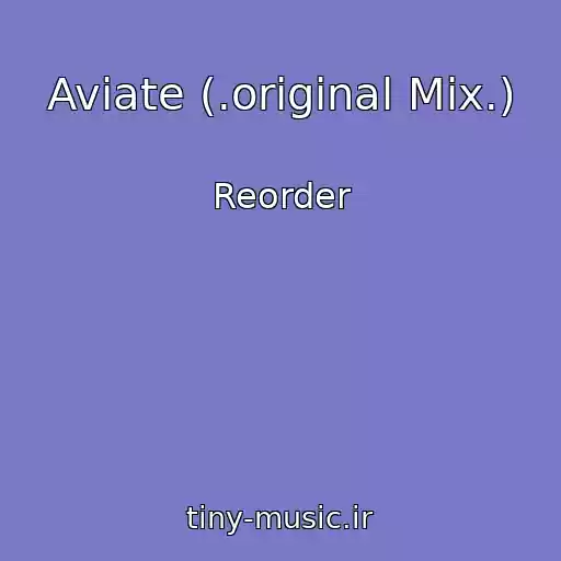 کاور آهنگ Aviate (.original Mix.) از Reorder