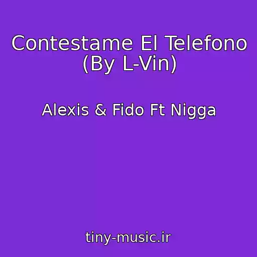 کاور آهنگ Contestame El Telefono (By L-Vin) از Alexis & Fido Ft Nigga