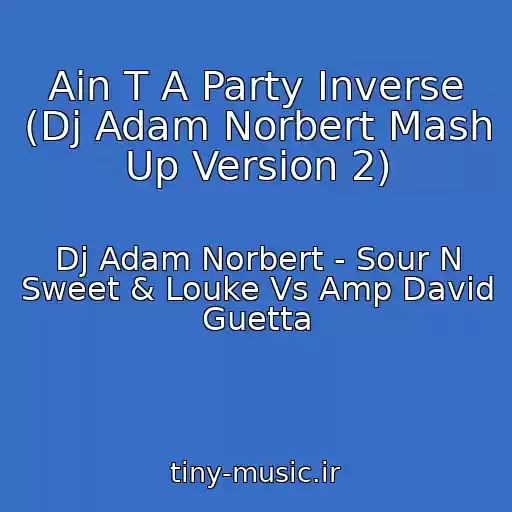 کاور آهنگ Ain T A Party Inverse (Dj Adam Norbert Mash Up Version 2) از Dj Adam Norbert - Sour N Sweet & Louke Vs Amp David Guetta