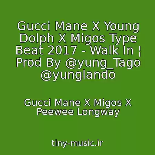 کاور آهنگ Gucci Mane X Young Dolph X Migos Type Beat 2017 - Walk In ¦ Prod By @yung_Tago @yunglando از Gucci Mane X Migos X Peewee Longway