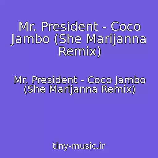 کاور آهنگ Mr. President - Coco Jambo (She Marijanna Remix) از Mr. President - Coco Jambo (She Marijanna Remix)