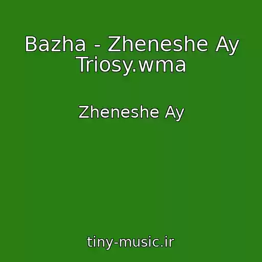کاور آهنگ Bazha - Zheneshe Ay Triosy.wma از Zheneshe Ay