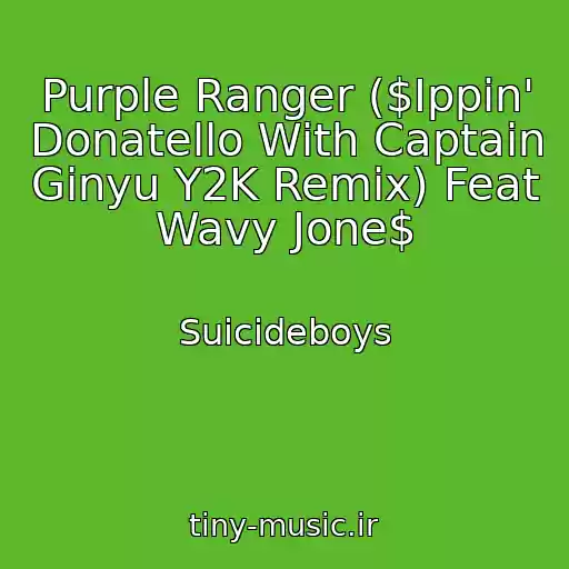 کاور آهنگ Purple Ranger ($Ippin' Donatello With Captain Ginyu Y2K Remix) Feat Wavy Jone$ از Suicideboys