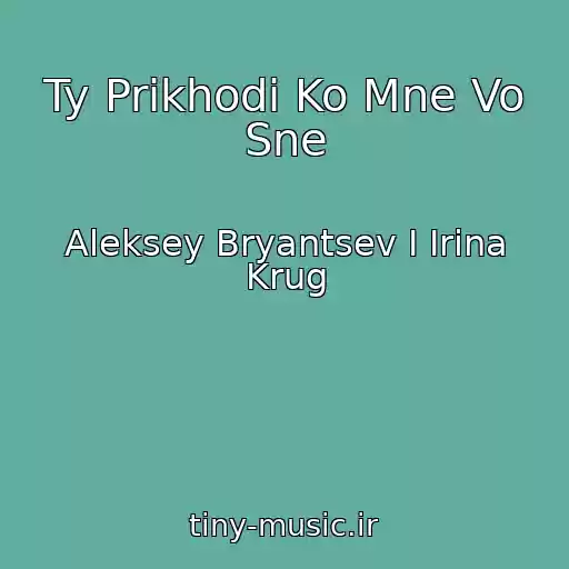 کاور آهنگ Ty Prikhodi Ko Mne Vo Sne از Aleksey Bryantsev I Irina Krug