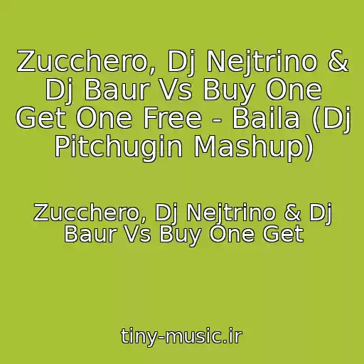 کاور آهنگ Zucchero, Dj Nejtrino & Dj Baur Vs Buy One Get One Free - Baila (Dj Pitchugin Mashup) از Zucchero, Dj Nejtrino & Dj Baur Vs Buy One Get