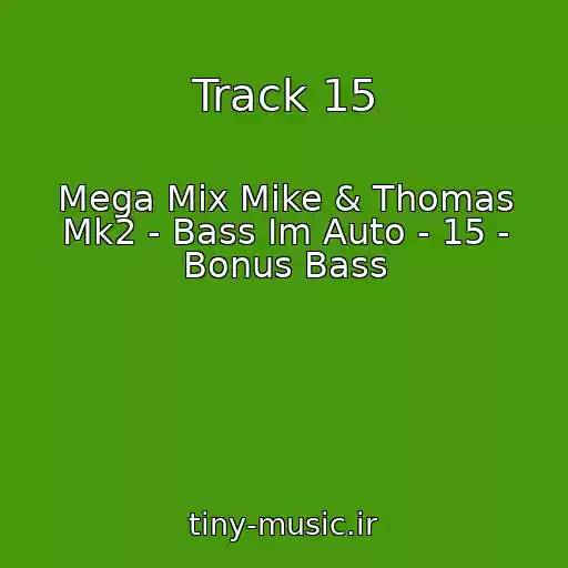 کاور آهنگ Track 15 از Mega Mix Mike & Thomas Mk2 - Bass Im Auto - 15 - Bonus Bass
