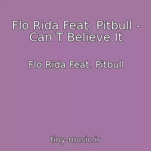 کاور آهنگ Flo Rida Feat. Pitbull - Can T Believe It از Flo Rida Feat. Pitbull