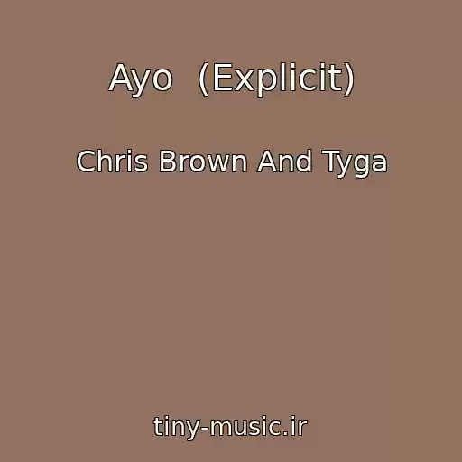 کاور آهنگ Ayo  (Explicit) از Chris Brown And Tyga