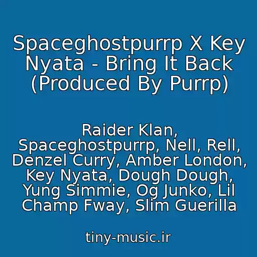 کاور آهنگ Spaceghostpurrp X Key Nyata - Bring It Back (Produced By Purrp) از Raider Klan, Spaceghostpurrp, Nell, Rell, Denzel Curry, Amber London, Key Nyata, Dough Dough, Yung Simmie, Og Junko, Lil Champ Fway, Slim Guerilla