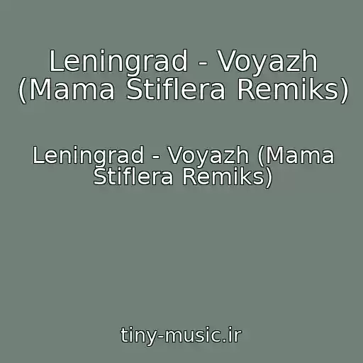 کاور آهنگ Leningrad - Voyazh (Mama Stiflera Remiks) از Leningrad - Voyazh (Mama Stiflera Remiks)