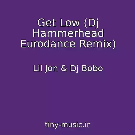 کاور آهنگ Get Low (Dj Hammerhead Eurodance Remix) از Lil Jon & Dj Bobo