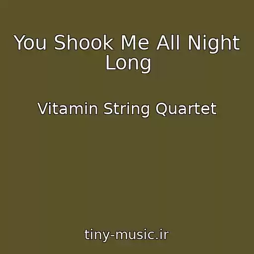 کاور آهنگ You Shook Me All Night Long از Vitamin String Quartet
