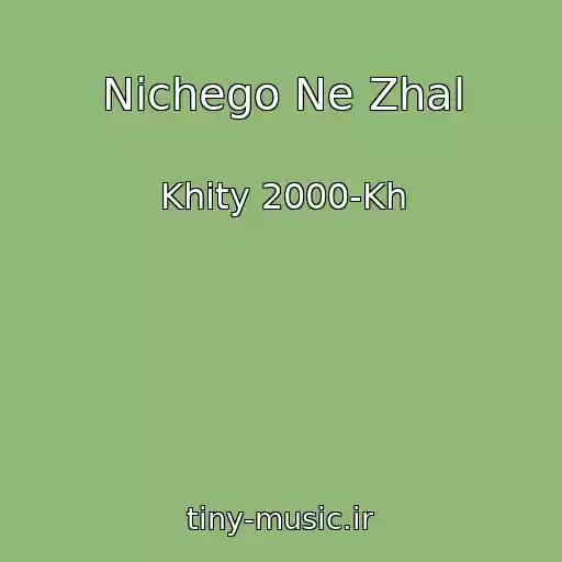 کاور آهنگ Nichego Ne Zhal از Khity 2000-Kh