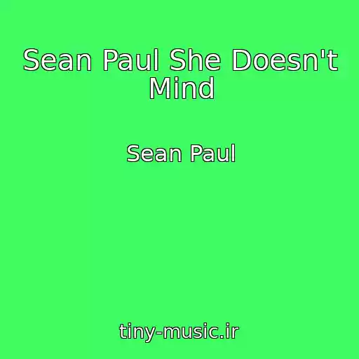 کاور آهنگ Sean Paul She Doesn't Mind از Sean Paul