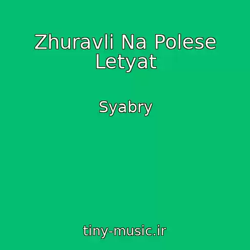 کاور آهنگ Zhuravli Na Polese Letyat از Syabry