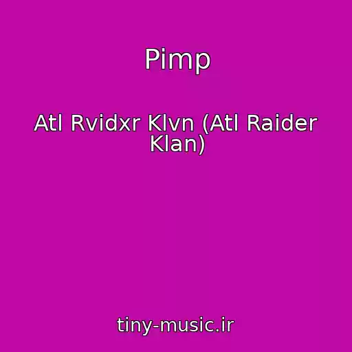 کاور آهنگ Pimp از Atl Rvidxr Klvn (Atl Raider Klan)