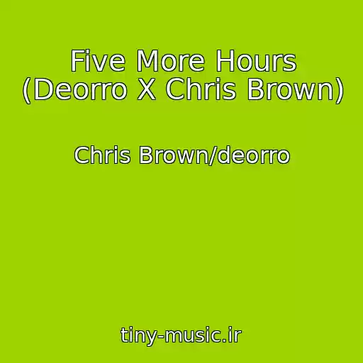 کاور آهنگ Five More Hours (Deorro X Chris Brown) از Chris Brown/deorro