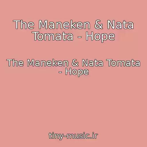 کاور آهنگ The Maneken & Nata Tomata - Hope از The Maneken & Nata Tomata - Hope