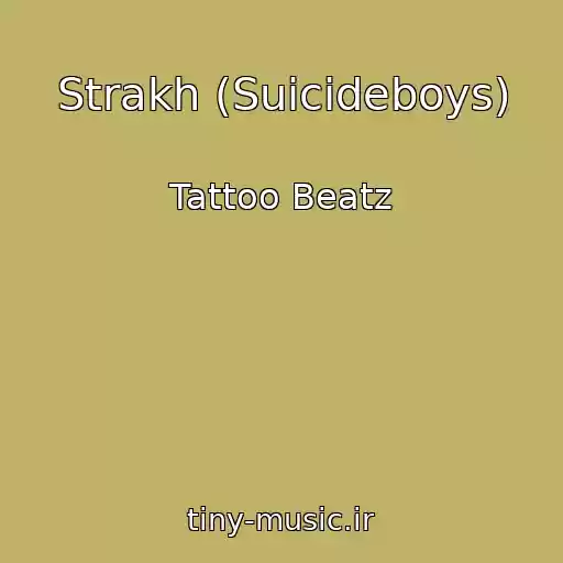 کاور آهنگ Strakh (Suicideboys) از Tattoo Beatz