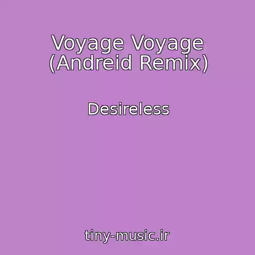 کاور آهنگ Voyage Voyage (Andreid Remix) از Desireless